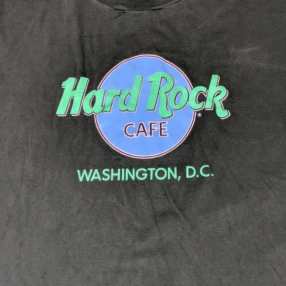 VTG HARD ROCK CAFE Mens XL Neon Shirt‎ - Picture 5 of 5